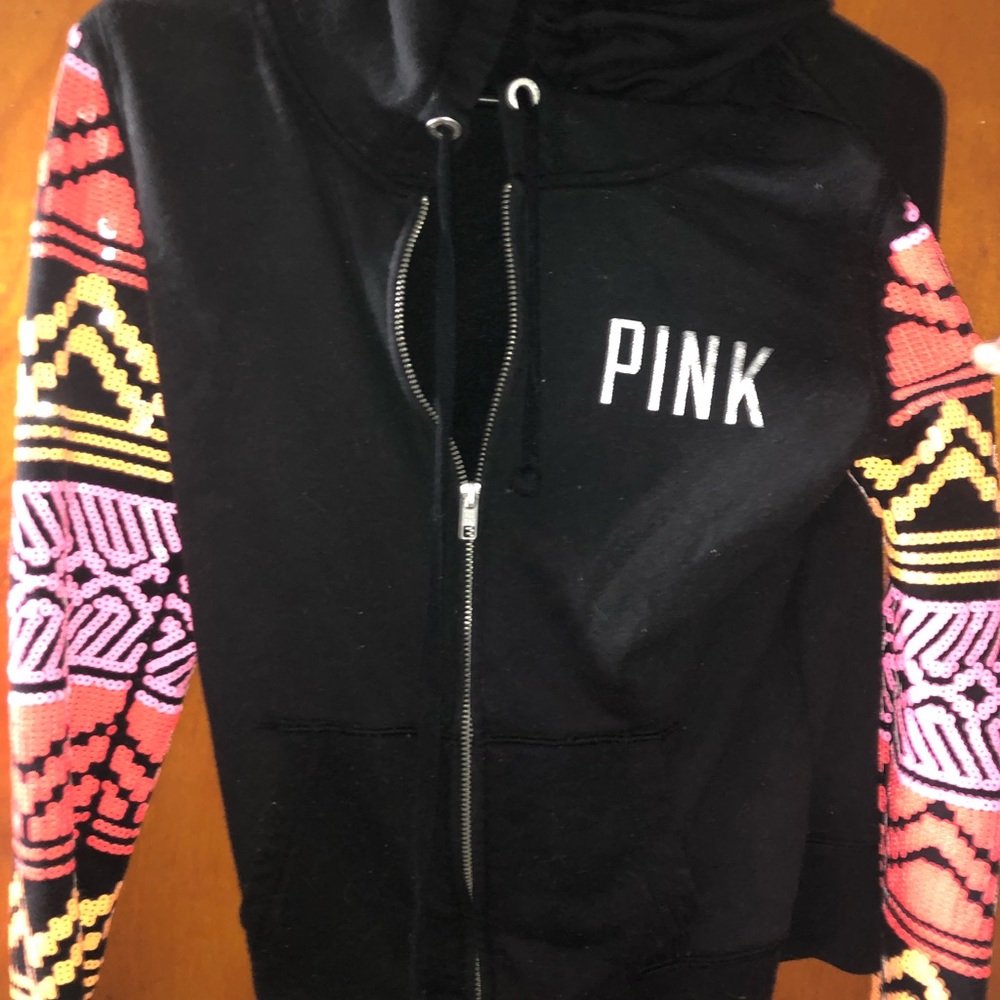 vs pink zip up